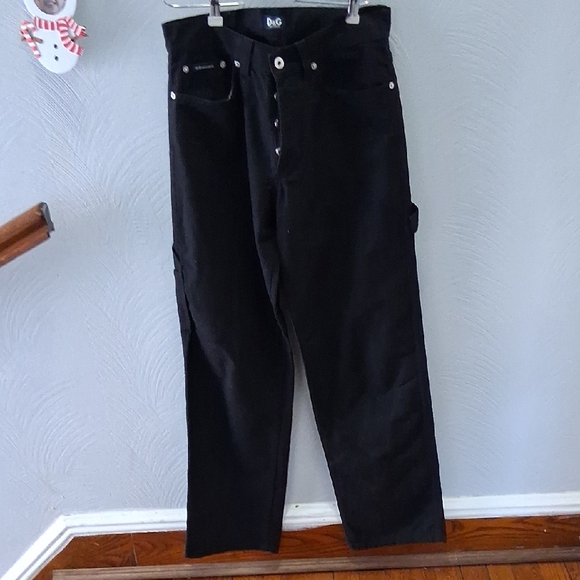 D&G Denim - D&G Black Women's Cargo Jeans